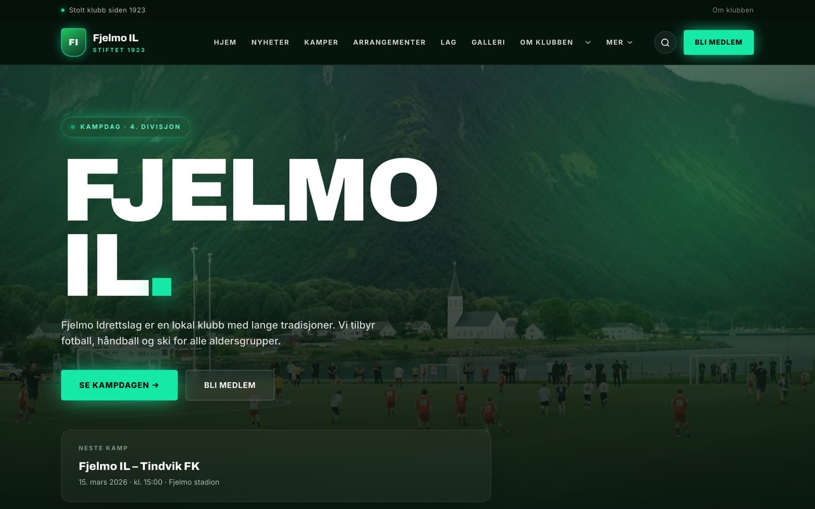 Malen Premium: forsiden til demoklubben